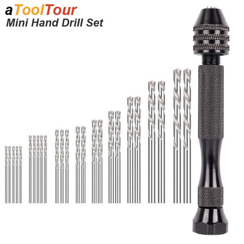 Woodworking Resin - Micro Mini Handbohrer Set Manueller Pin