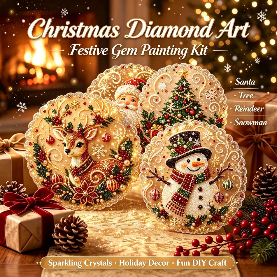 Heißes Weihnachts-Diamantmal-S – Woodworking Resin Bewertung und Preis