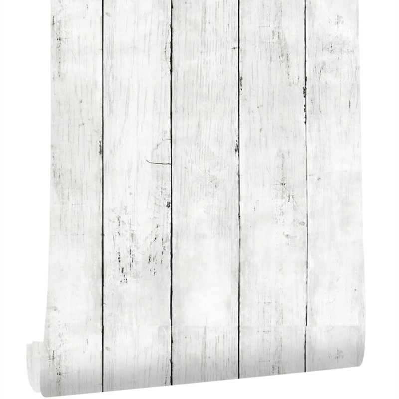 Elfenbein weiß Retro Imitation – Woodworking Wallpaper Bewertung und Preis